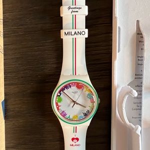 Mens Swatch Watch, Greetings from Milano